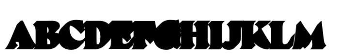 PGF Strange Shadow Font