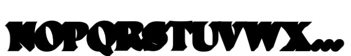 PGF Strange Shadow Font UPPERCASE