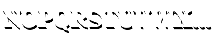 PGF Strange Vol Shade Font UPPERCASE