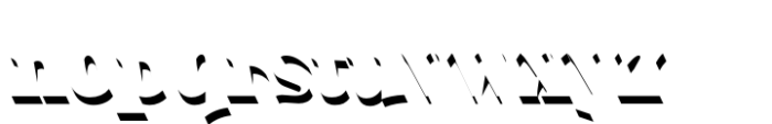 PGF Strange Vol Shade Font LOWERCASE