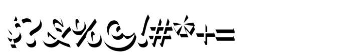 PGF Strange Volume Font OTHER CHARS