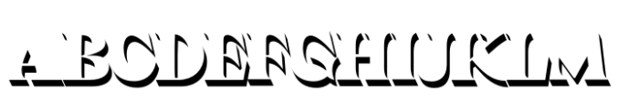 PGF Strange Volume Font UPPERCASE