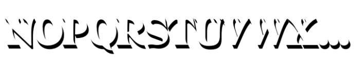 PGF Strange Volume Font UPPERCASE