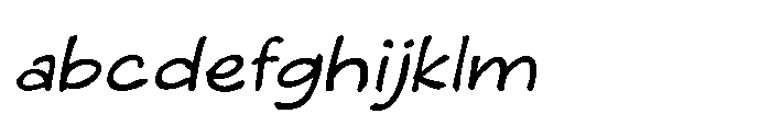 PGR Wormies Italic FONT
