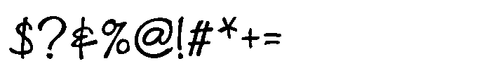 PGR Wormies Regular Font OTHER CHARS