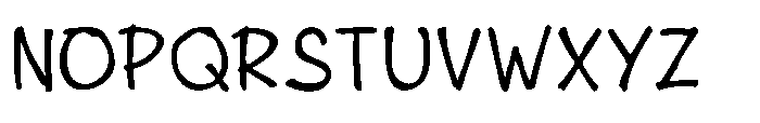 PGR Wormies Regular Font UPPERCASE