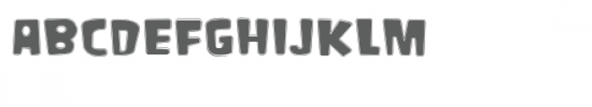 PGSnowflakeWhimsicalInline Font LOWERCASE