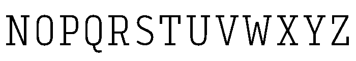 Phosphor Extra Light Font UPPERCASE