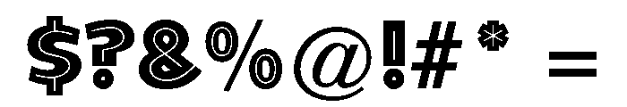 Phosphor Regular Font OTHER CHARS