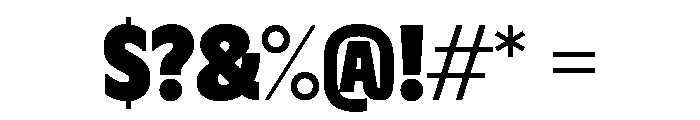 Phudu Black Font OTHER CHARS