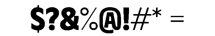 Phudu Bold Font OTHER CHARS