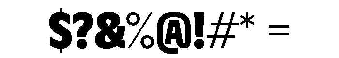 Phudu ExtraBold Font OTHER CHARS