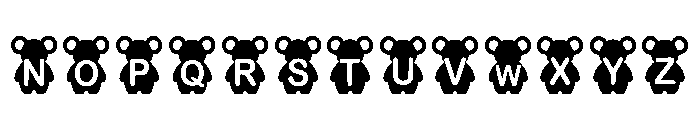 Phacelia Regular Font LOWERCASE