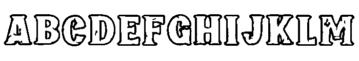 Phantasmagoria Font UPPERCASE