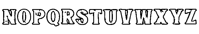 Phantasmagoria Font UPPERCASE