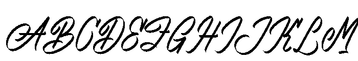 Phantom Asylum Italic Font UPPERCASE