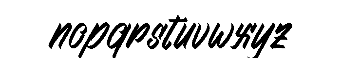 Phantom Asylum Italic Font LOWERCASE