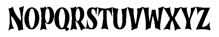 Phantom Bounce Font UPPERCASE