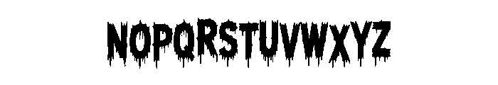 Phantom Drip Font UPPERCASE