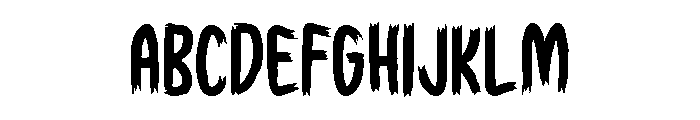 Phantom Halloween Font UPPERCASE