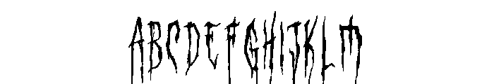 Phantom Phrases Font UPPERCASE