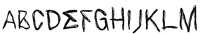 Phantom Silence Font UPPERCASE