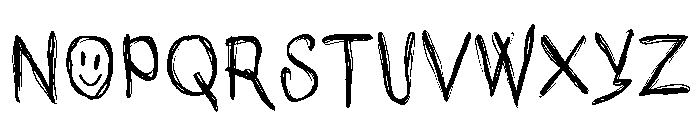 Phantom Silence Font UPPERCASE