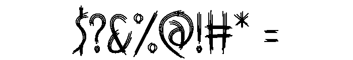 PhantomLines Font OTHER CHARS
