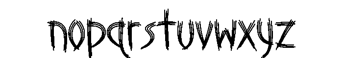 PhantomLines Font LOWERCASE