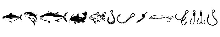 PhatinAngler-Dingbad Font UPPERCASE