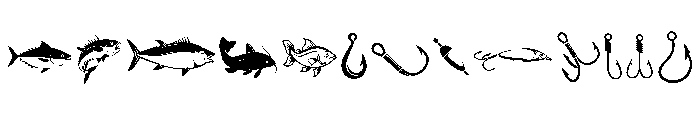 PhatinAngler-Dingbad Font LOWERCASE