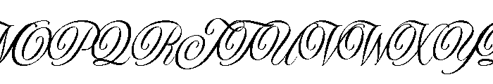 PhatinAngler-Script Font UPPERCASE