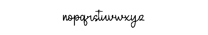 Philates Font LOWERCASE