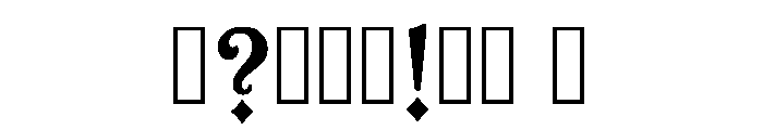 Phile Regular Font OTHER CHARS