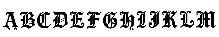Phile Regular Font UPPERCASE