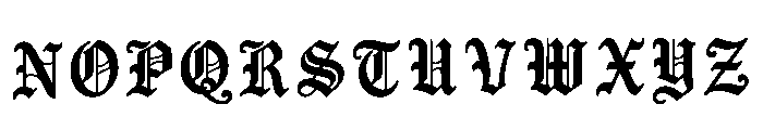 Phile Regular Font LOWERCASE