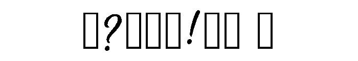 Phoebe Regular Font OTHER CHARS