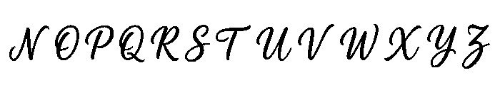 Phoebe Regular Font LOWERCASE