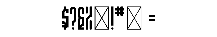 Phoeniks Regular Font OTHER CHARS