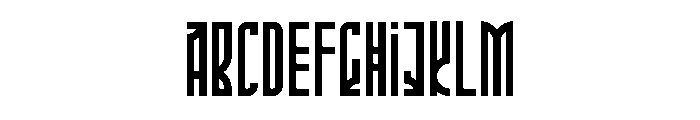 Phoeniks Regular Font UPPERCASE