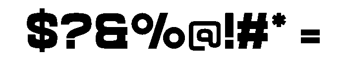 Phoenux Regular Font OTHER CHARS