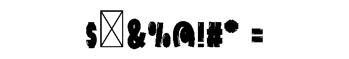 Photobox Natural Font OTHER CHARS