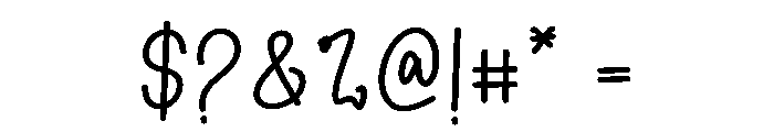 Photoday Font OTHER CHARS