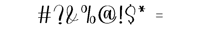 Photograph Signature Font OTHER CHARS