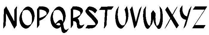 Phyfekace Font UPPERCASE