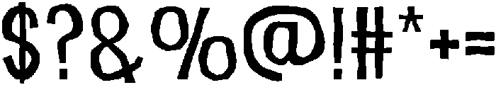 PHANTOM Regular otf (400) Font OTHER CHARS