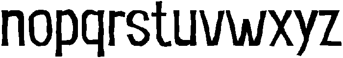 PHANTOM Regular otf (400) Font LOWERCASE