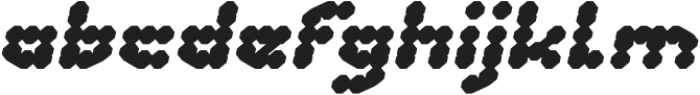 PHENOMENON Bold Italic otf (700) Font LOWERCASE
