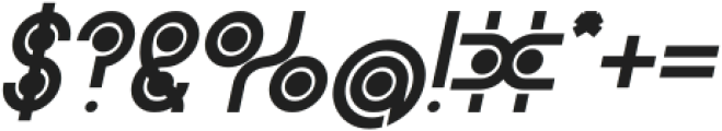 PHYTOPLANKTON Bold Italic otf (700) Font OTHER CHARS