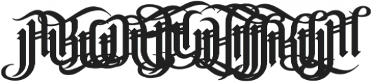 Phagoth ttf (400) Font UPPERCASE